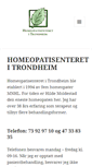 Mobile Screenshot of homeopatisenteret.no